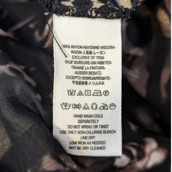 Free People Wild Divine Boho Maxi Dress Black Purple Brown Size XS - Picture 6 of 16